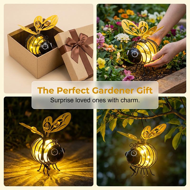 🌙🍃 LIMITED-TIME 50% OFF! Hanging Solar Bee Light – Spread Joy Day and Night 🌞🌜